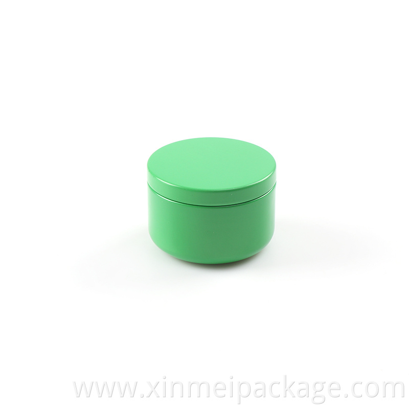 green candle tin